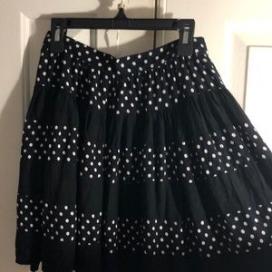 Polka dot skirt!
